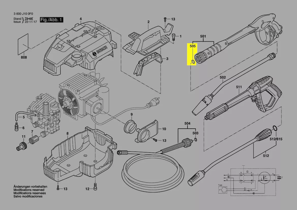 joint torique réf. F 016 L72 101 Bosch